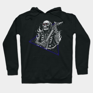 rocker skull tc Hoodie